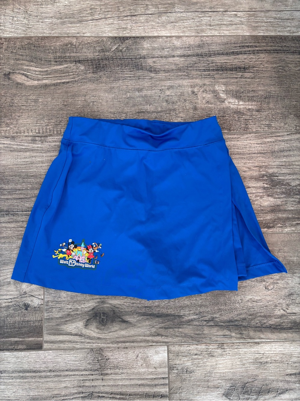 Disney Royal Blue Mini Skort with Character Patch kids sz:M preowned 183#